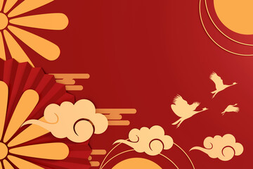 happy chinese new year banner design. year of the tiger. space for text. The Chinese character -...
