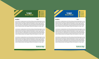 Obraz premium Letterhead