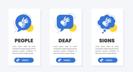 Sildes Deaf Website Mobile Sign Language Video Presentation