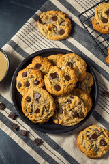Homemade Tahini Chocolate Chip Cookies