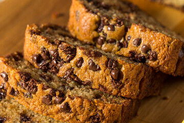 Homemade Chocolate Chip Banana Bread