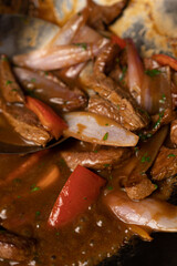 Lomo saltado, comida peruana