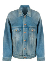 blue denim jacket, insulated on a white background