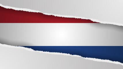 EPS10 Vector Patriotic background with Netherlands flag colors.