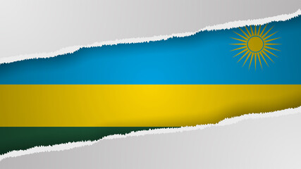 EPS10 Vector Patriotic background with Rwanda flag colors.