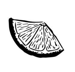 spicchio di limone o lime per cocktail