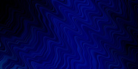 Fototapeta premium Dark Blue, Green vector texture with wry lines.