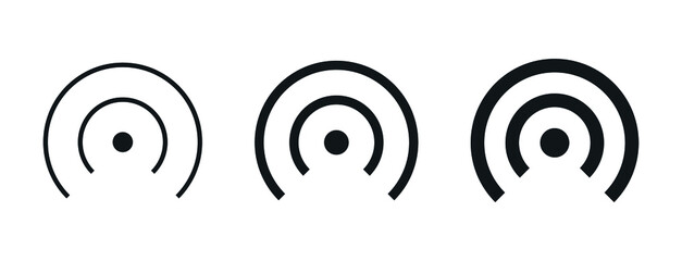 network signal icon radio tower symbol - Wifi, wireless connection