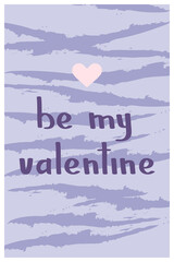 Greeting cards for Valentines Day. Vector illustration for design greeting cards, wedding invitations, party design.