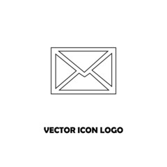 message vector icon logo illustration