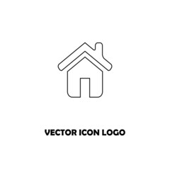 home vector icon logo illustration