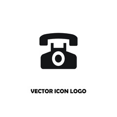 phone vector icon logo illustration