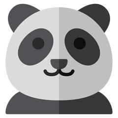 Panda flat icon
