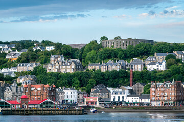 Beauty landscape of Oban in the Scottish highlands