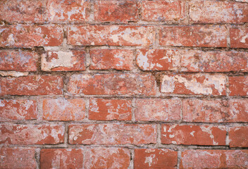 Photo of brickwork on an old building.