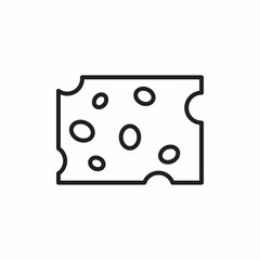Symbol of Cheese. Thin line Icon of Milk. Stroke Pictogram Graphic for Web Design. Quality Outline Symbol Concept.