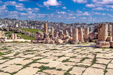 Roman archeological in Jerash