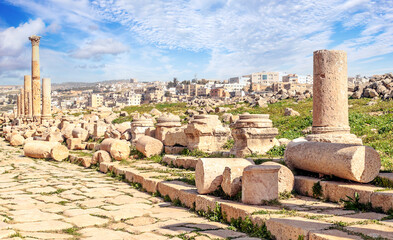 Roman archeological in Jerash