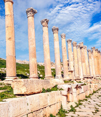Fototapeta premium Roman archeological in Jerash
