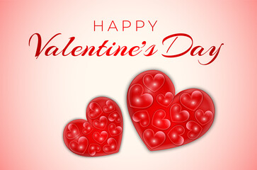 Happy Valentine's Day Background Banner