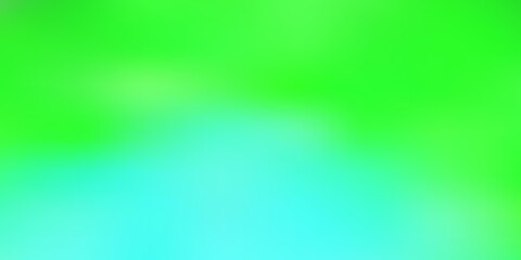 Light green vector blur background.