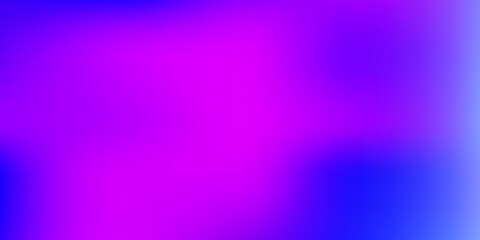 Dark pink, blue vector blur background.
