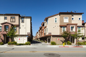 Fototapeta na wymiar Apartments in San Jose, California