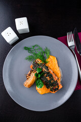 baked salmon with fennel norwegian cuisine