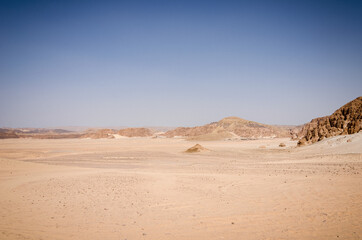 yellow sand hills, desert haze, hills, dunesl © Наталія Богодіца