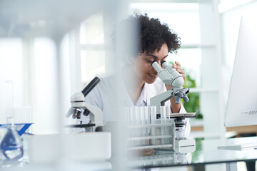Female Scientist Working in The Lab