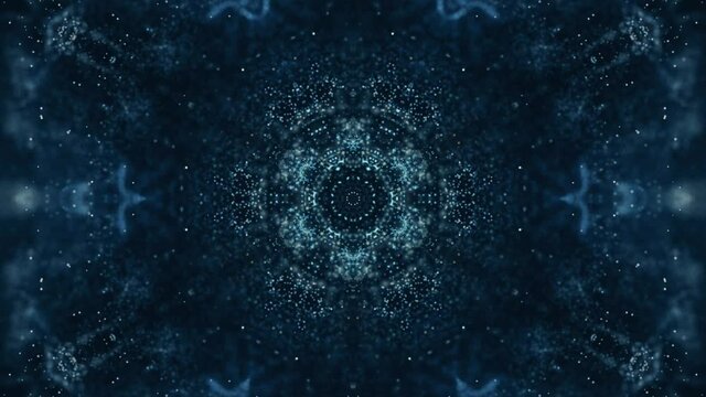 right circular seamless kaleidoscope pattern