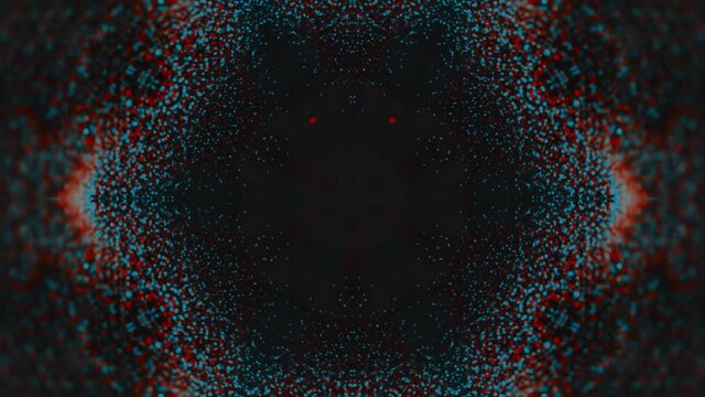 right circular seamless kaleidoscope pattern