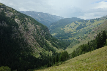 view of the mountains