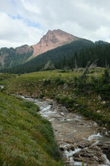 river in the mountains