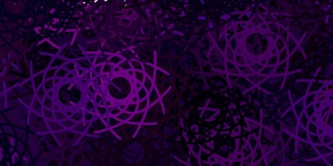 Light Purple vector backdrop with chaotic shapes.