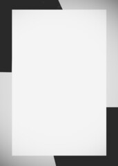 Colorful background Banner Template with border and frame,  Art stylized design for your ideas, With Space For Text 