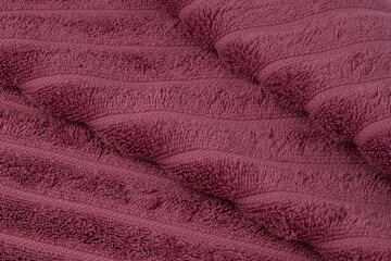 Fototapeta na wymiar colored bath cotton towel, soft terry cloth, texture