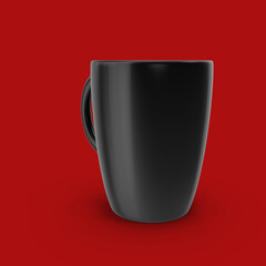 3d rendering mock up  cup
