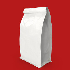 3d rendering mock up paper container 