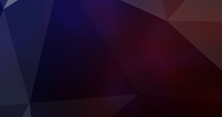 Abstract light black dark blue polygon geometric motion graphics illustration background digital  futuristic innovation professional business presentation wallpaper with pyramid triangle pattern