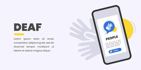 Banner Web Sign Language Website Deaf