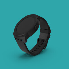 3d rendering mock up  watch