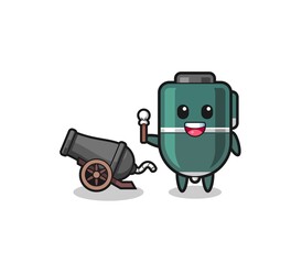 cute ballpoint pen shoot using cannon
