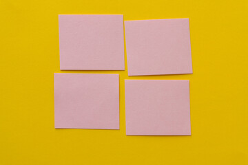 Fototapeta premium notes on a wall