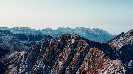 Albania Theth Mountain Alps Aerial Drone