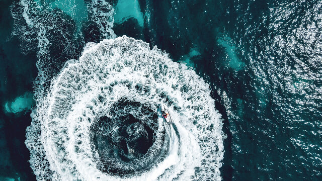 Albania Dhermi Riviera Beach Aerial Drone