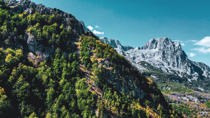 Albania Theth Mountain Alps Aerial Drone