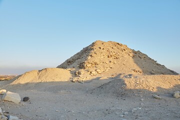 The 5th Dynasty Pyramid of Nyussere at Abu Sir, Egypt