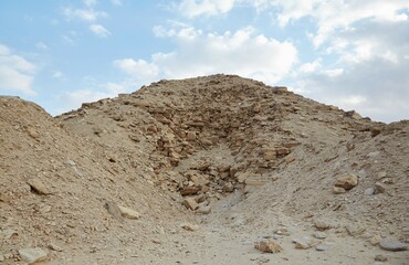 The 5th Dynasty Pyramid of Nyussere at Abu Sir, Egypt