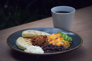 breakfast with coffee